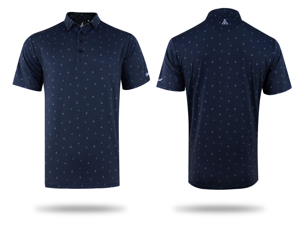 Tech Tribe Polo in Blue