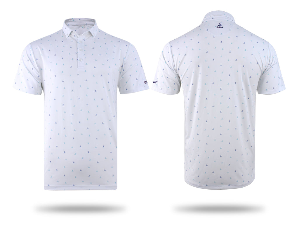 Tech Tribe Polo in White