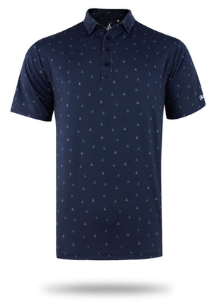 Tech Tribe Polo in Blue